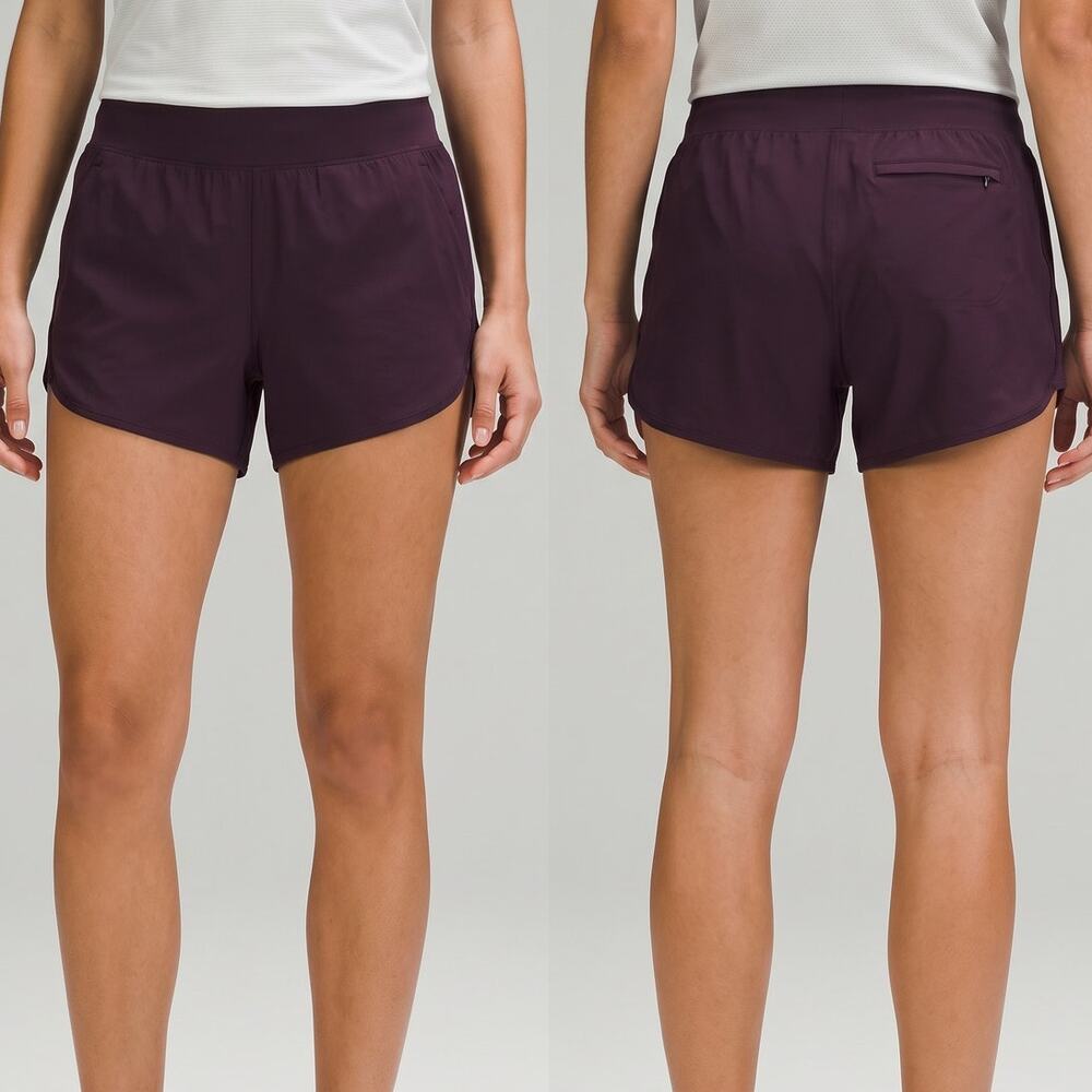 Members Mark Active Woven Shorts Womens XL Plum Purple